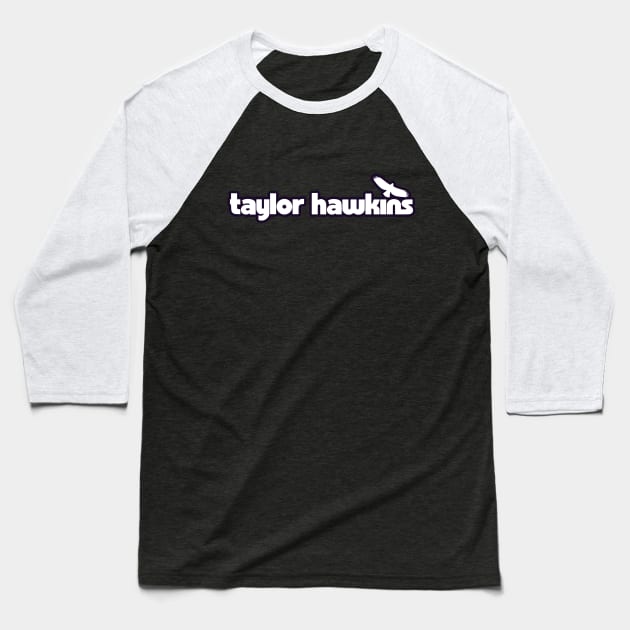 Taylor Hawkins Baseball T-Shirt by Luis Vargas